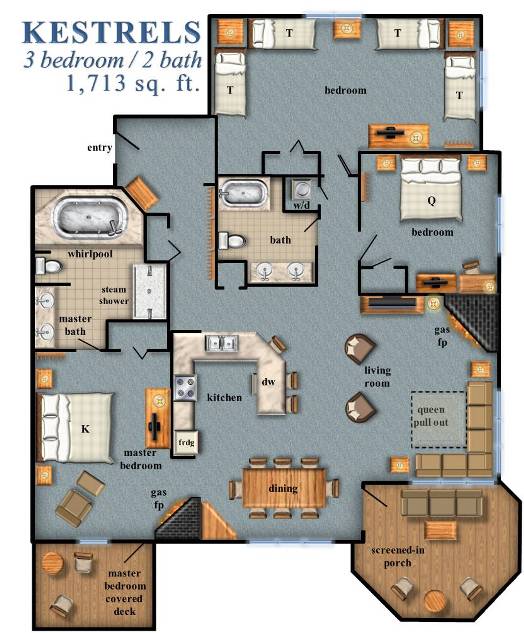 Kestrels Floor Plan